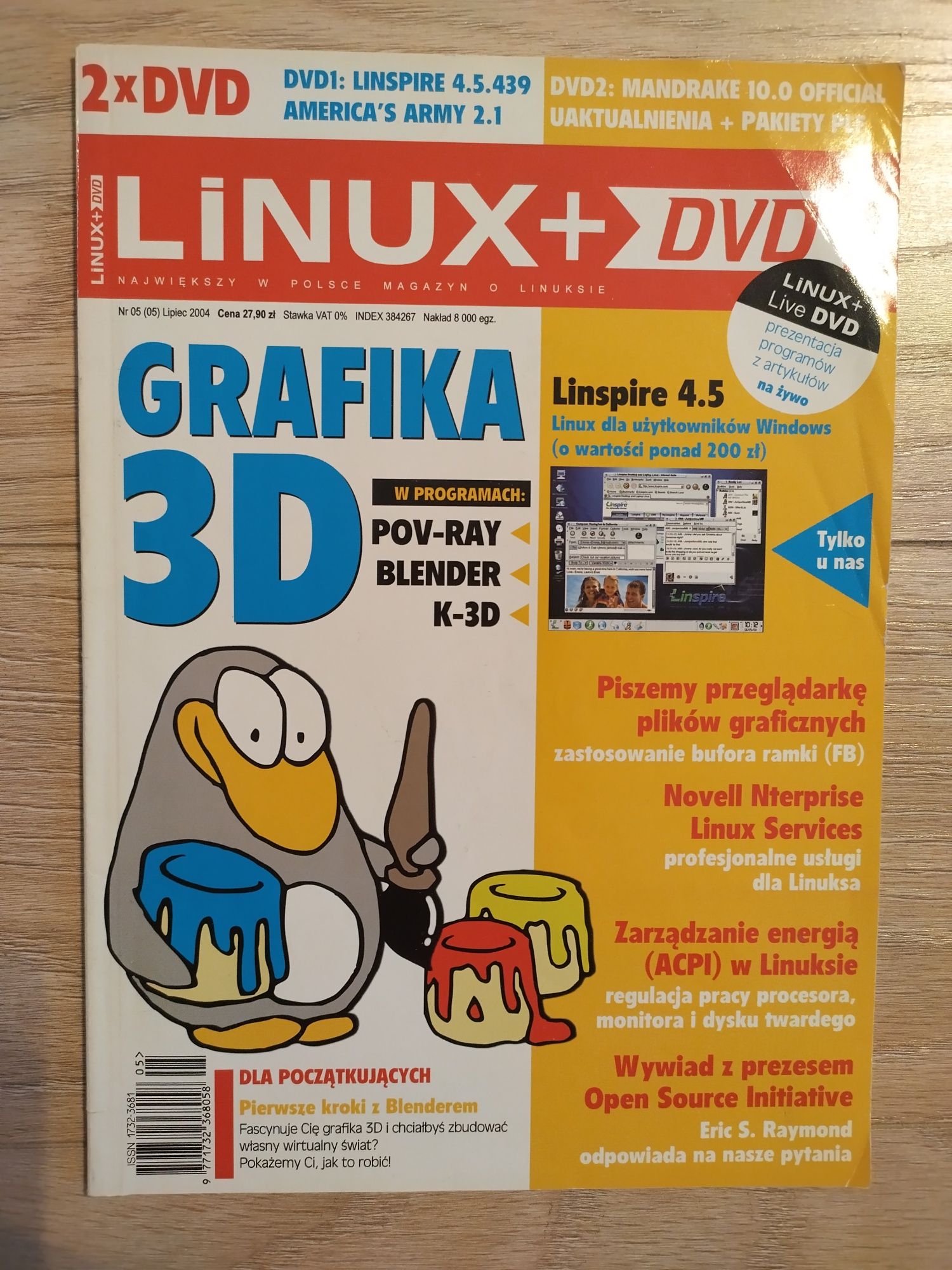 Magazyn czasopismo Linux 5/2004