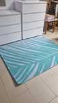 Carpete 130x160 - verde /azul turquesa - quarto - IKEA