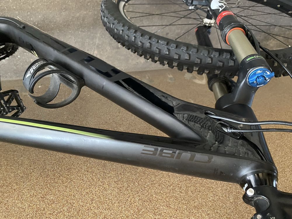 Rower CUBE Stereo 140 Full xt Fox tallas CARBON