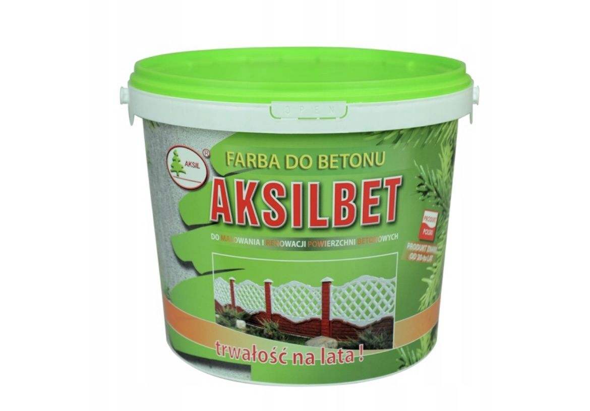 Фарба для бетону , фасаду, фонтану та бетонних парканів, AKSILBET