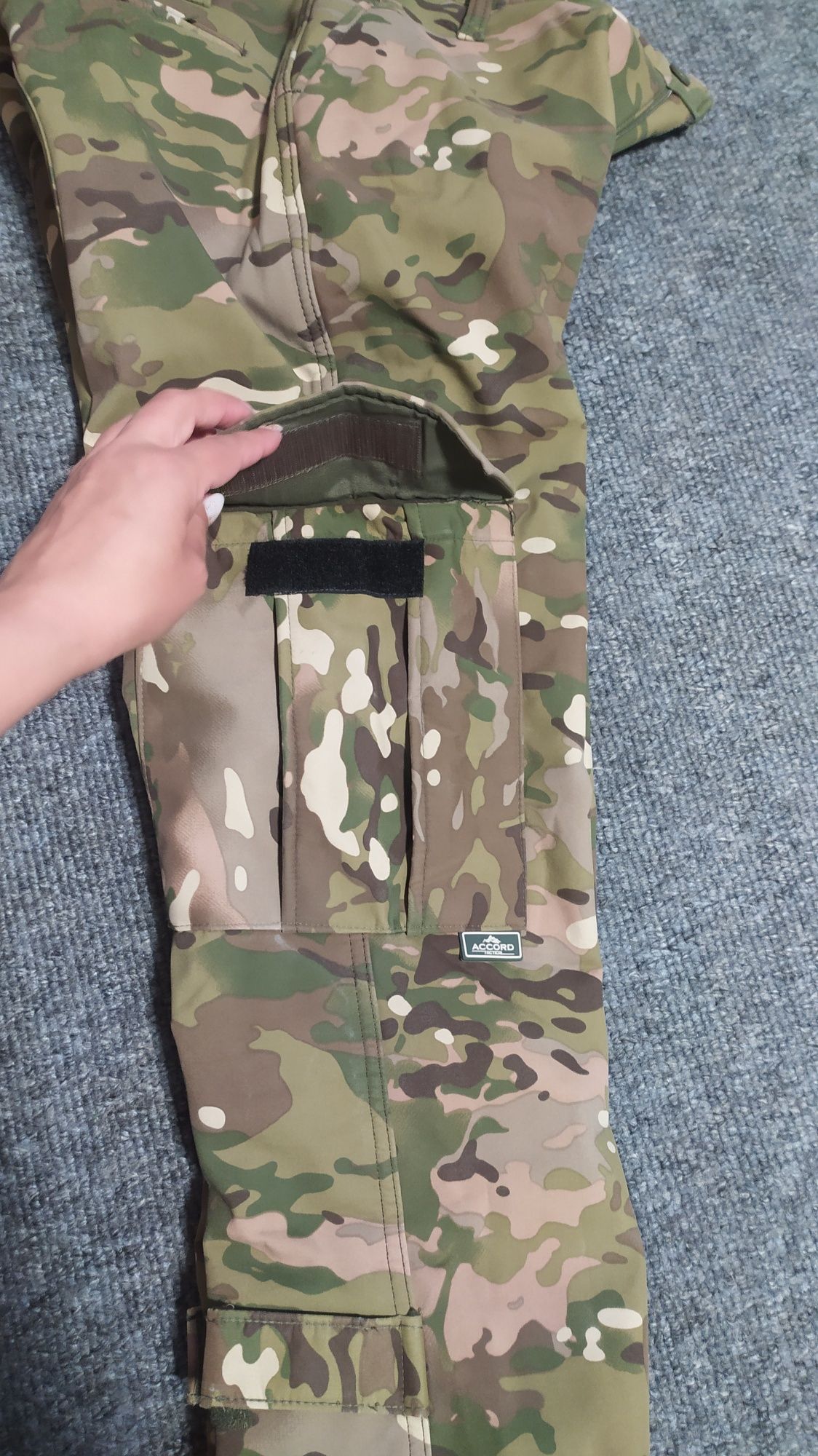 Зимові штани Accord Multicam з флісом CQR Soft Shell, размір М