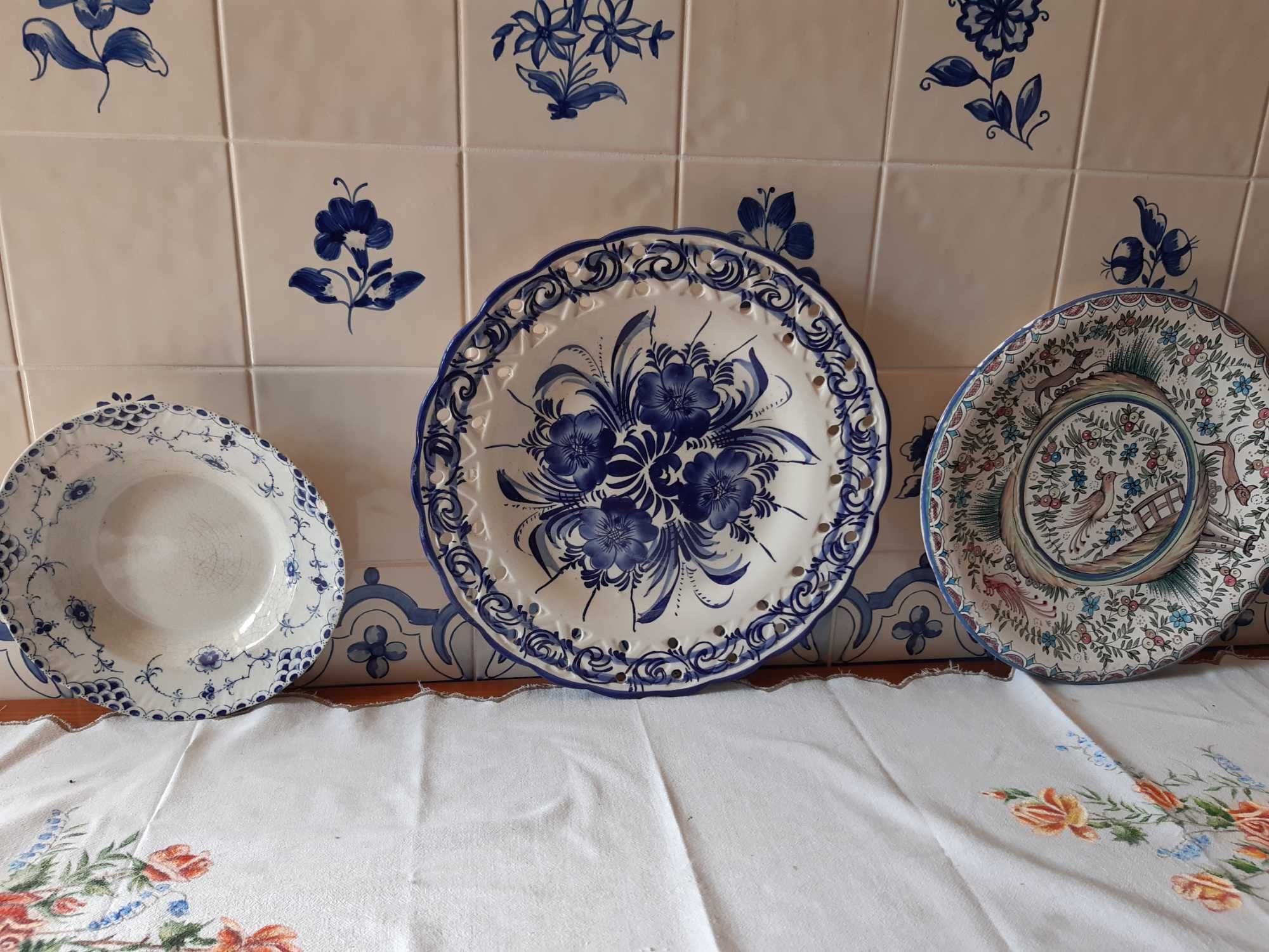 Pratos Coleção eDecorativos Porcelana e louça Alcobaça Inglesa Sacavém