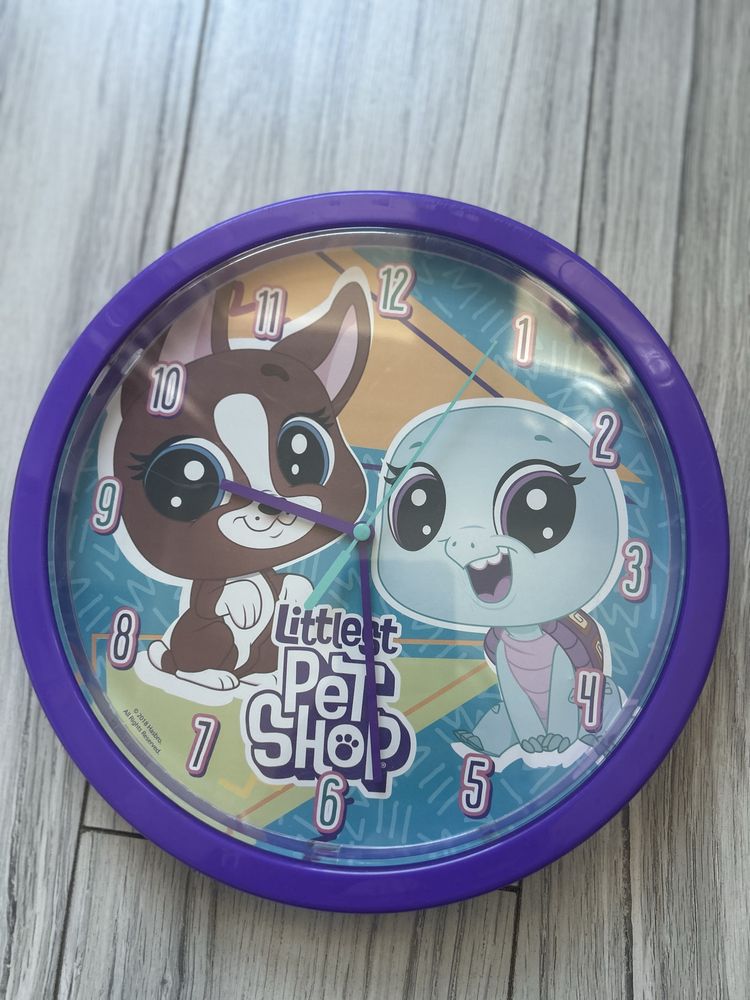 Zegar ścienny littlest pet shop