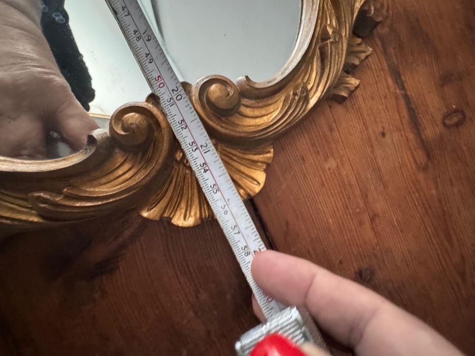 vintage Espelho Antigo Estilo Barroco dec 50