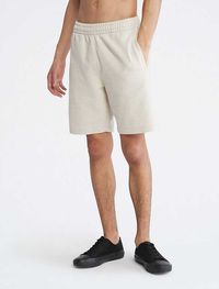 Новые шорты calvin klein (ck logo beige heather shorts ) с америки m,l