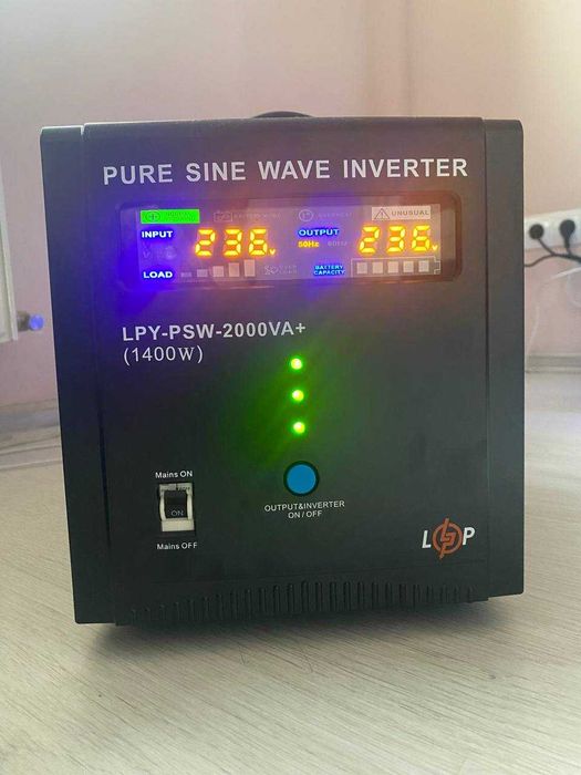 ИБП LogicPower LPY-PSW-2000VA+1400Вт 10A/20A правильной синусоидой 24V