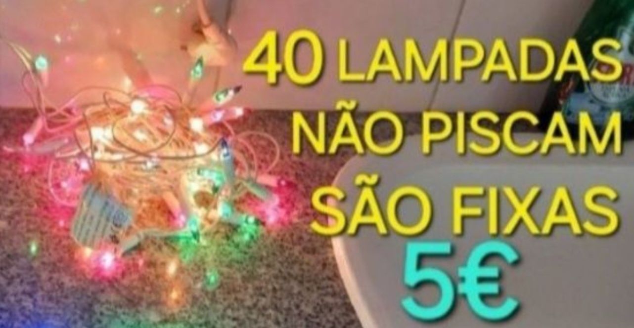 LAMPADAS PARA ÁRVORE DE NATAL E OUTROS ADEREÇOS.Casa,Quarto,Sala,Loja.
