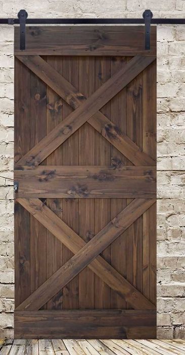 Drzwi drewniane przesuwne RUSTYKALNE LOFTOWE Barn Doors