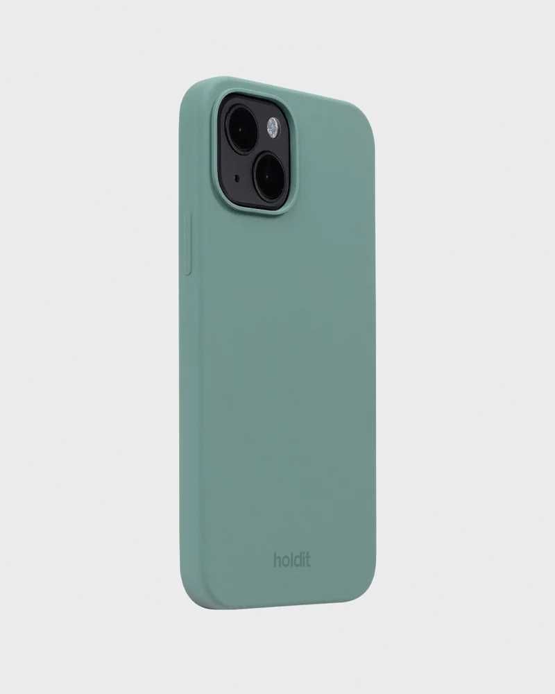 Holdit Silicone Case iPhone 14/13 Moss Green