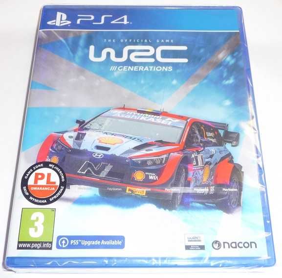 WRC Generations PS4 + Slim + Pro + PS5 = PŁYTA PL Wejherowo