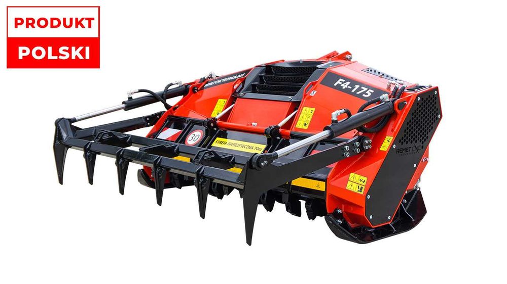 Mulczer leśny, frezarka krusząca F4-175 REMET CNC TECHNOLOGY