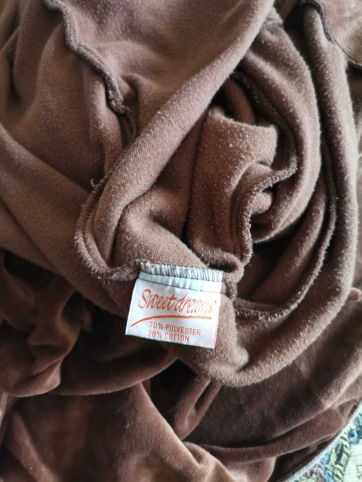 Szlafrok ciepły brązowy