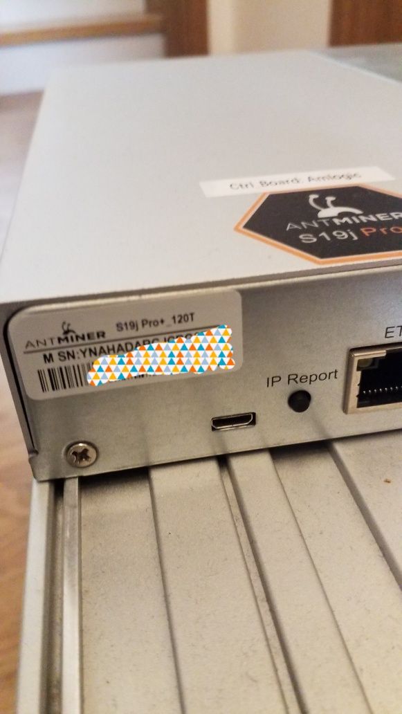 Koparka Antminer S19 j pro+ 120 th. Wykop sobie Bitcoina !