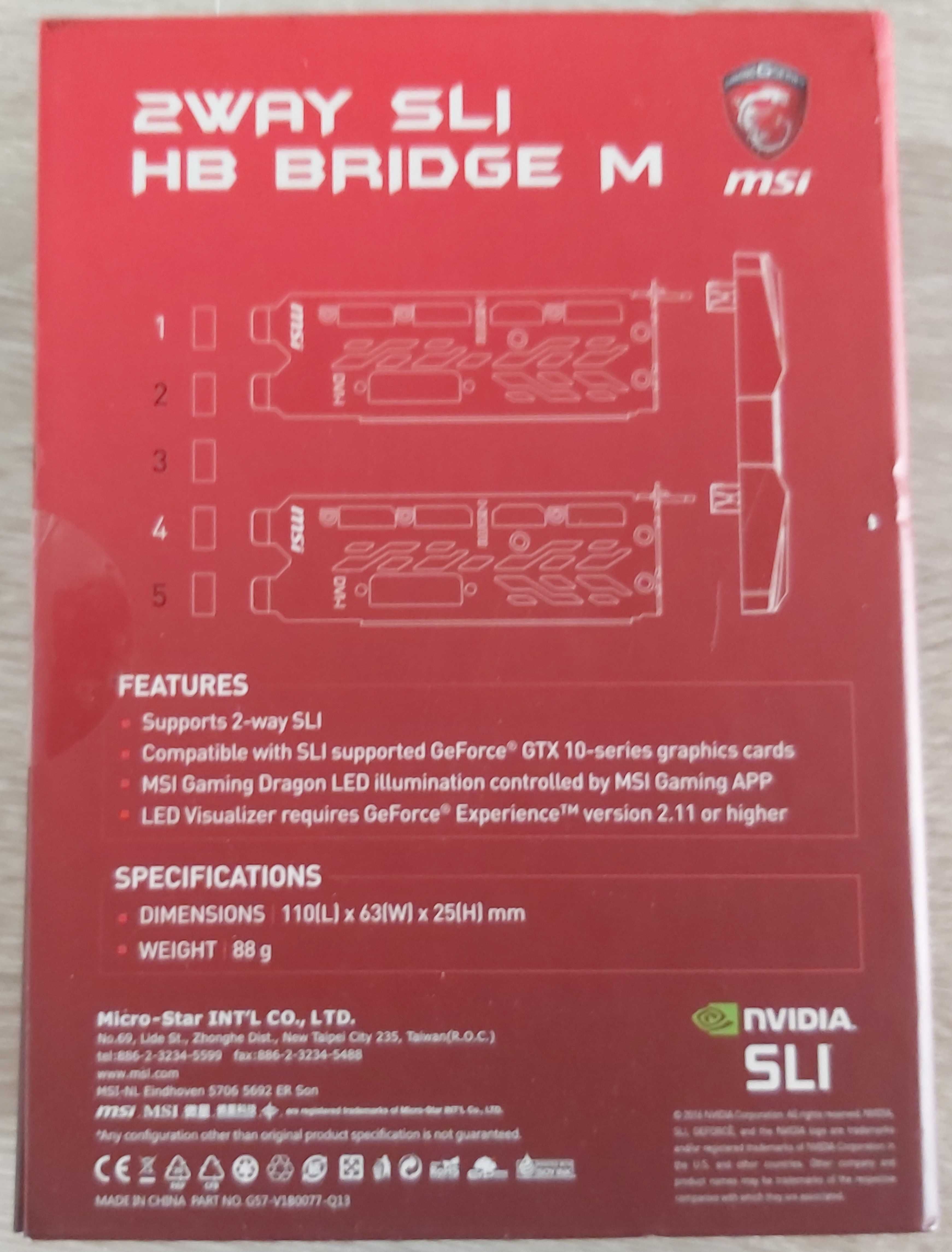 2WAY SLI HB Bridge M - MSI