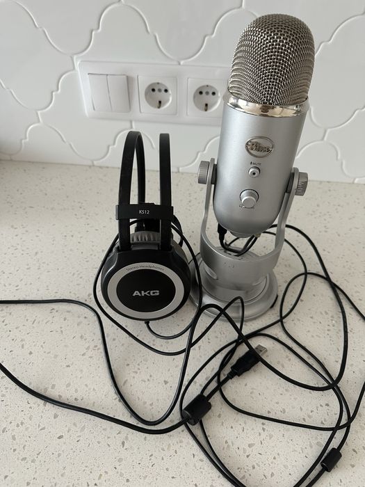 Микрофон Blue Microphones Yeti конденсаторний та навушники