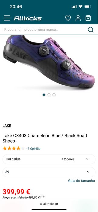 Ténis ciclismo Lake CX403 Chameleon Blue / Black