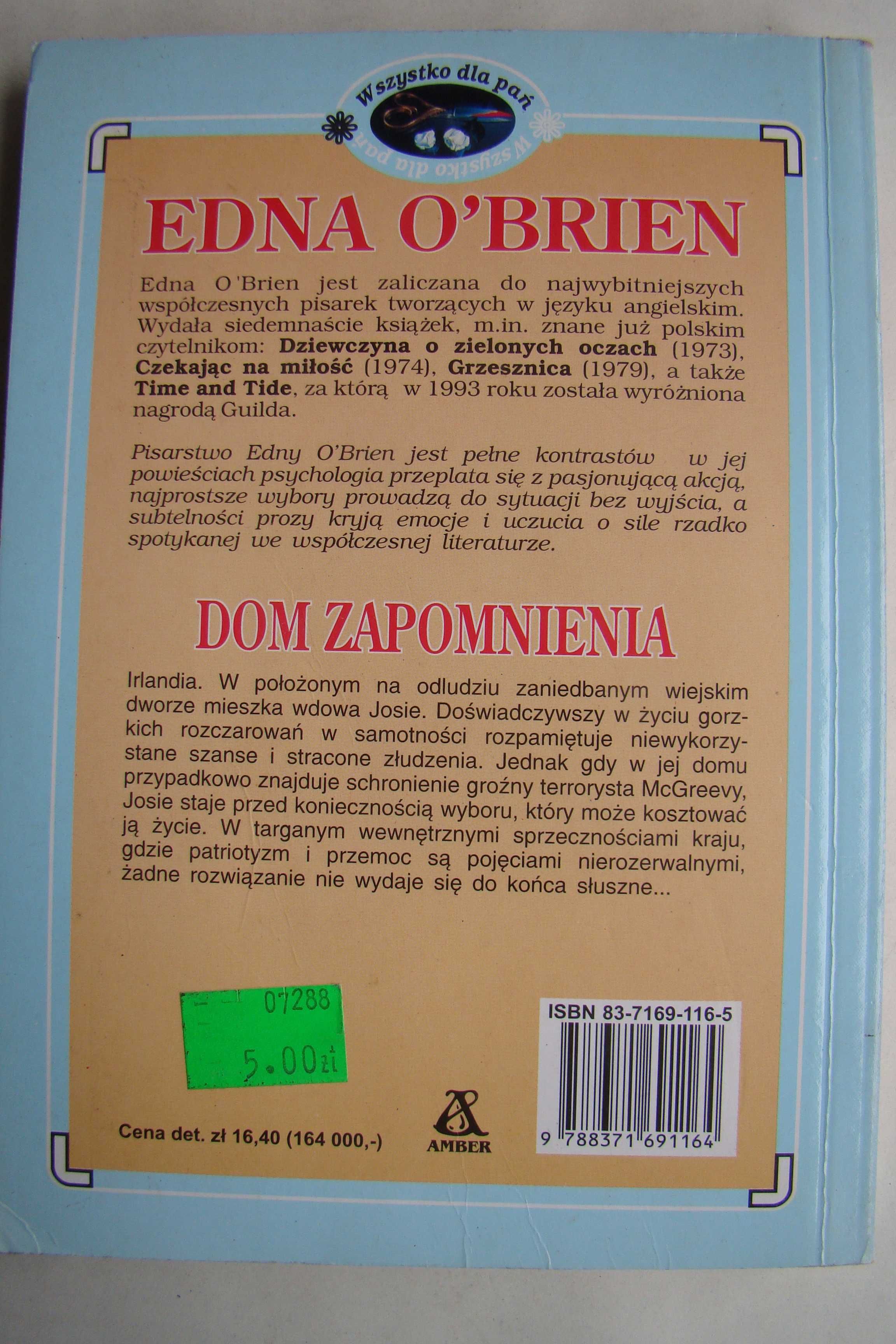 Dom zapomnienia - Edna O'Brien