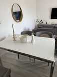 Designerski stol wloskiej marki Calligaris rozkladany od 130 do 190cm