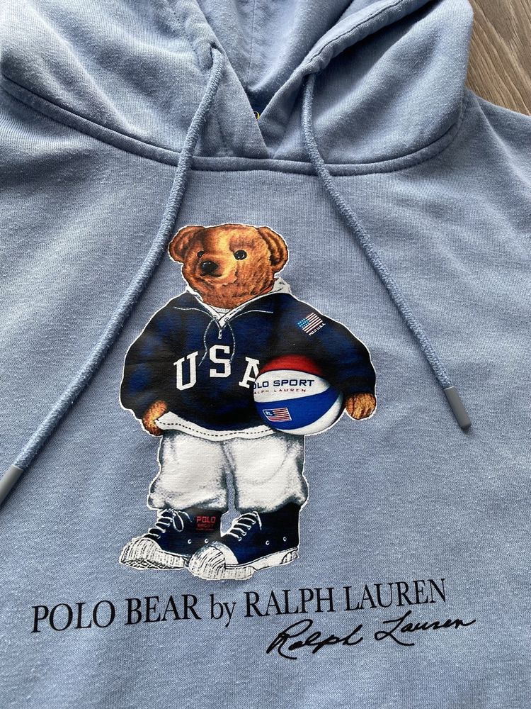 Кофта худи polo bear,ralph lauren