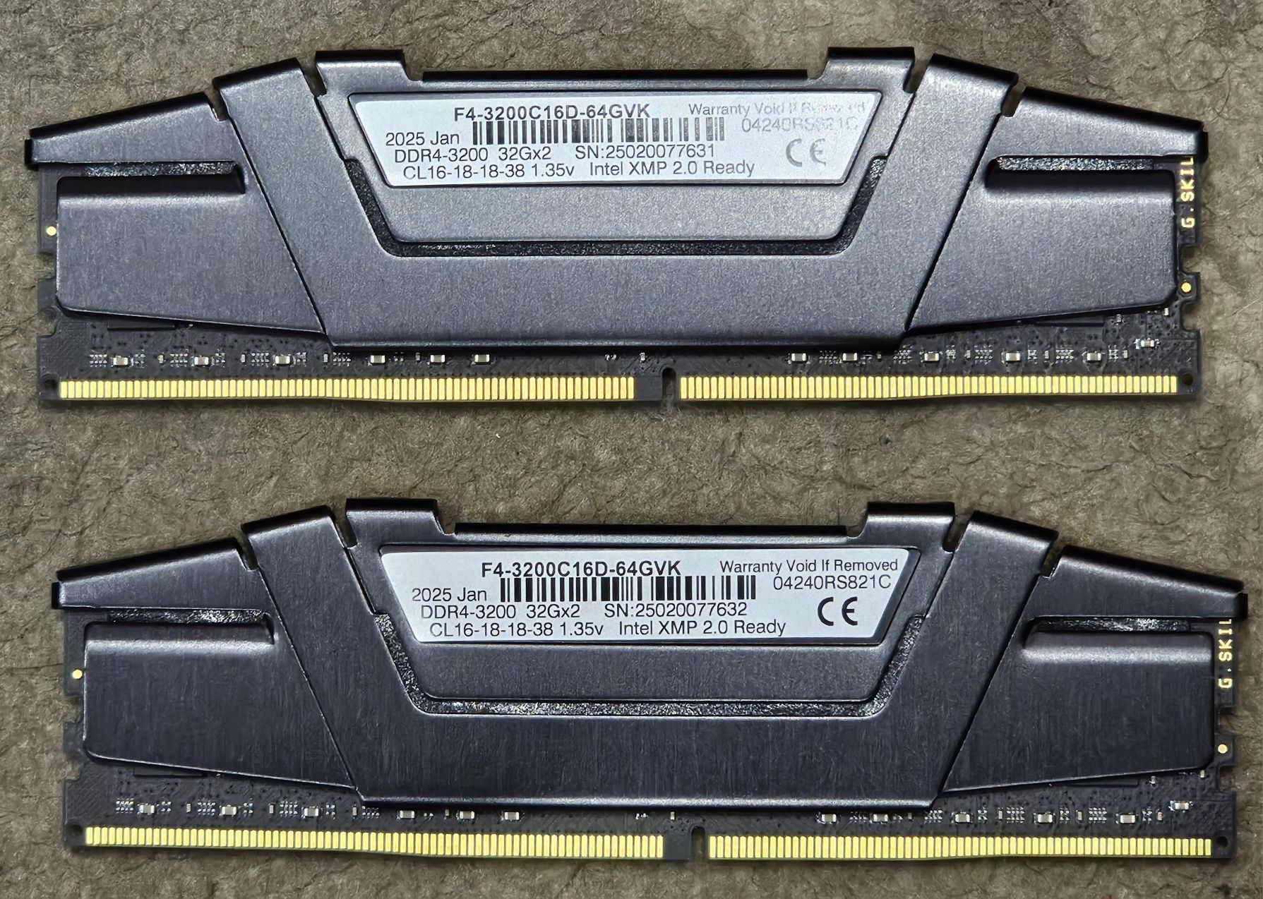 Оперативна пам'ять G.Skill 64 gb DDR4  CL16