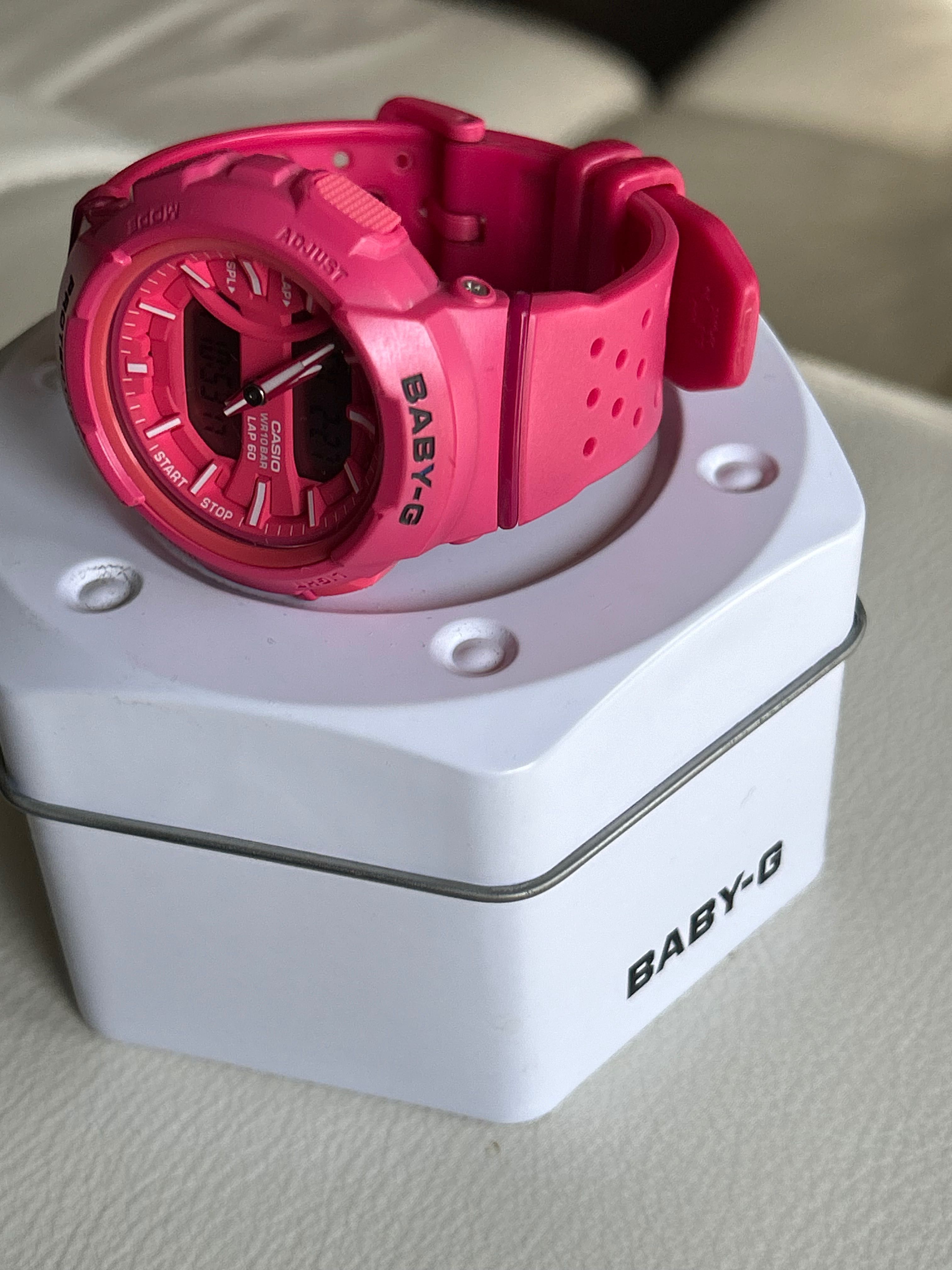 Zegarek Casio BABY-G  PROTECTION Różowy Jak nowy !!