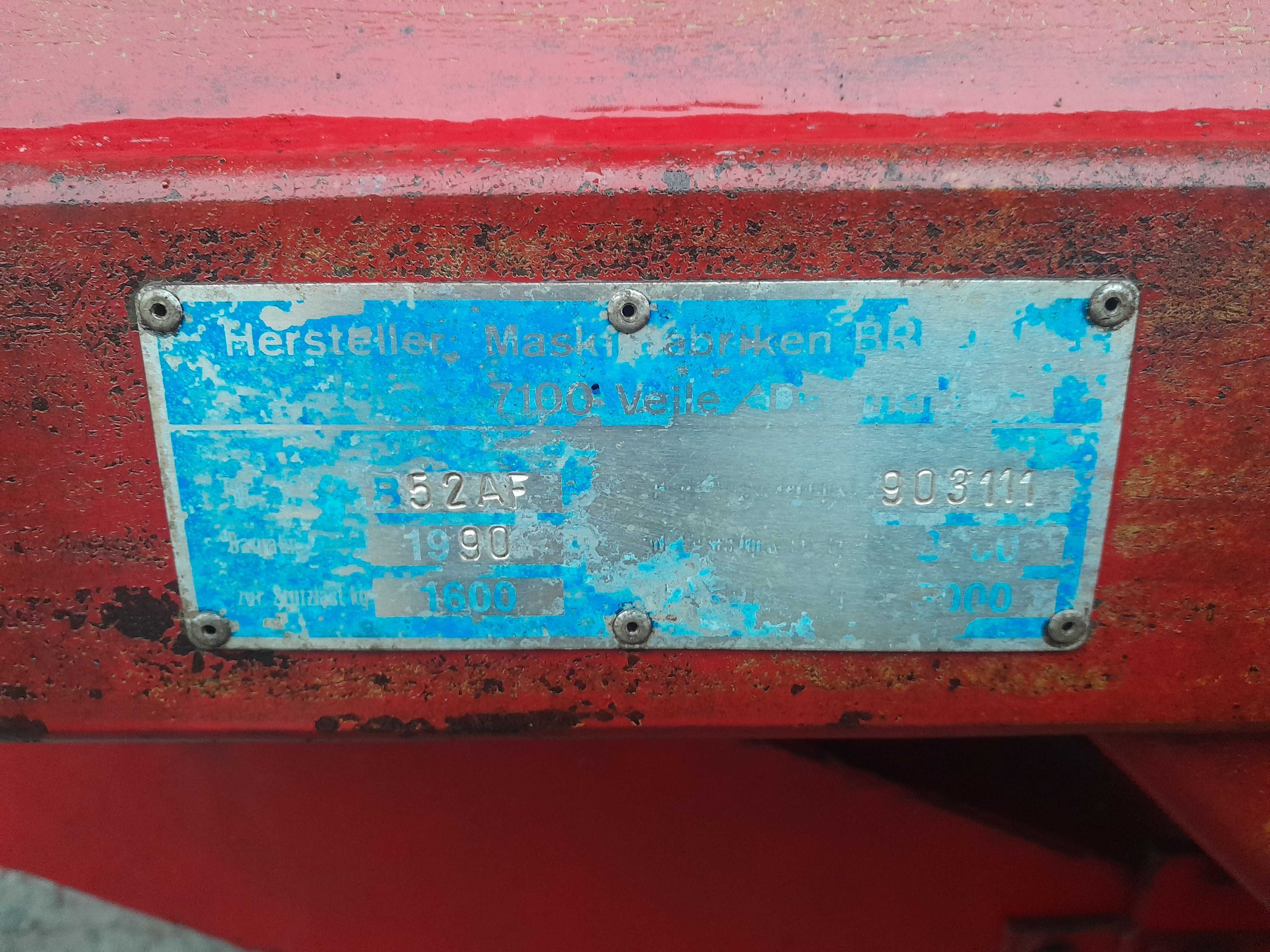 Rozsiewacz wapna Bredal 8 ton