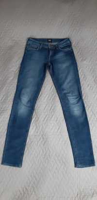 Spodnie jeansy Lee niebieskie rozm. 27/35 S/M