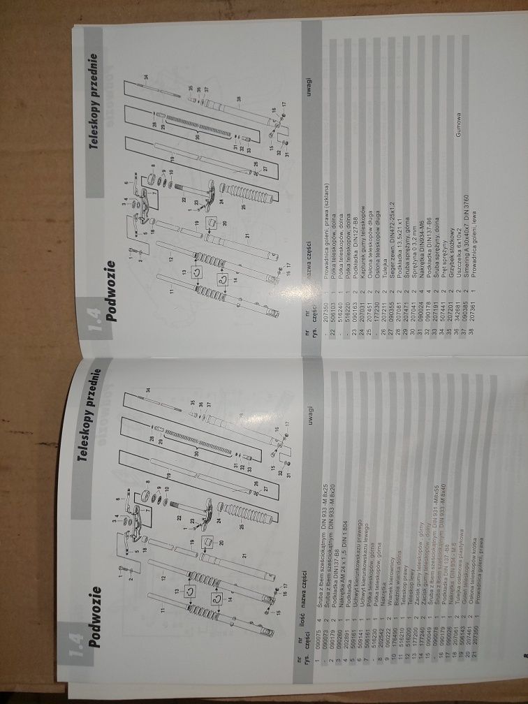 Instrukcja obsługi katalog czesci rama silnik simson sr50 sr80