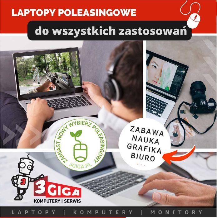 Komputery poleasingowe – Sprawdzone, gotowe do pracy – 3giga.pl