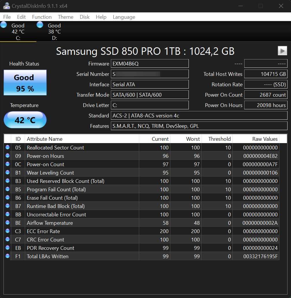 Samsung SSD 850 PRO 1 TB, 5 anos garantia