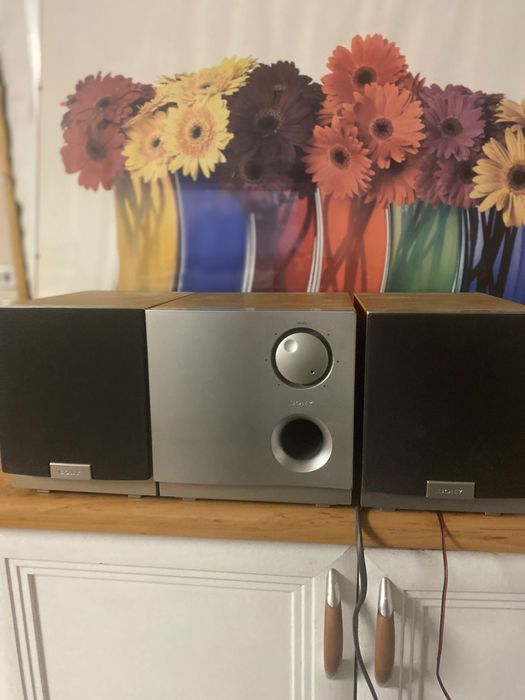 Subwoofer dwie  kolumny Sony