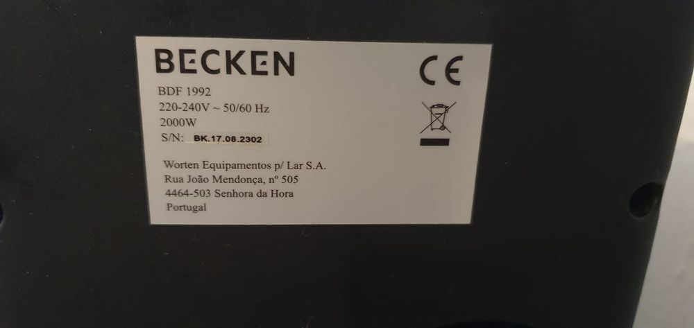 Fritadeira Becken a óleo semi nova