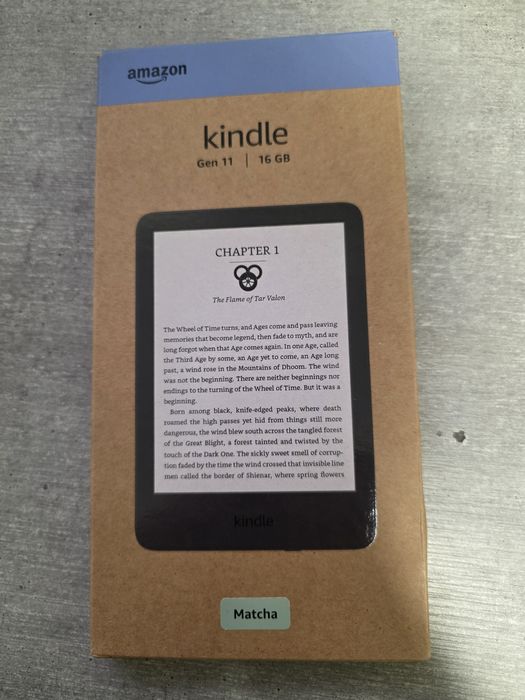 Kindle. 11 покоління. 2024. 16Гб Підсвітка. Новий. Matcha. Зелений