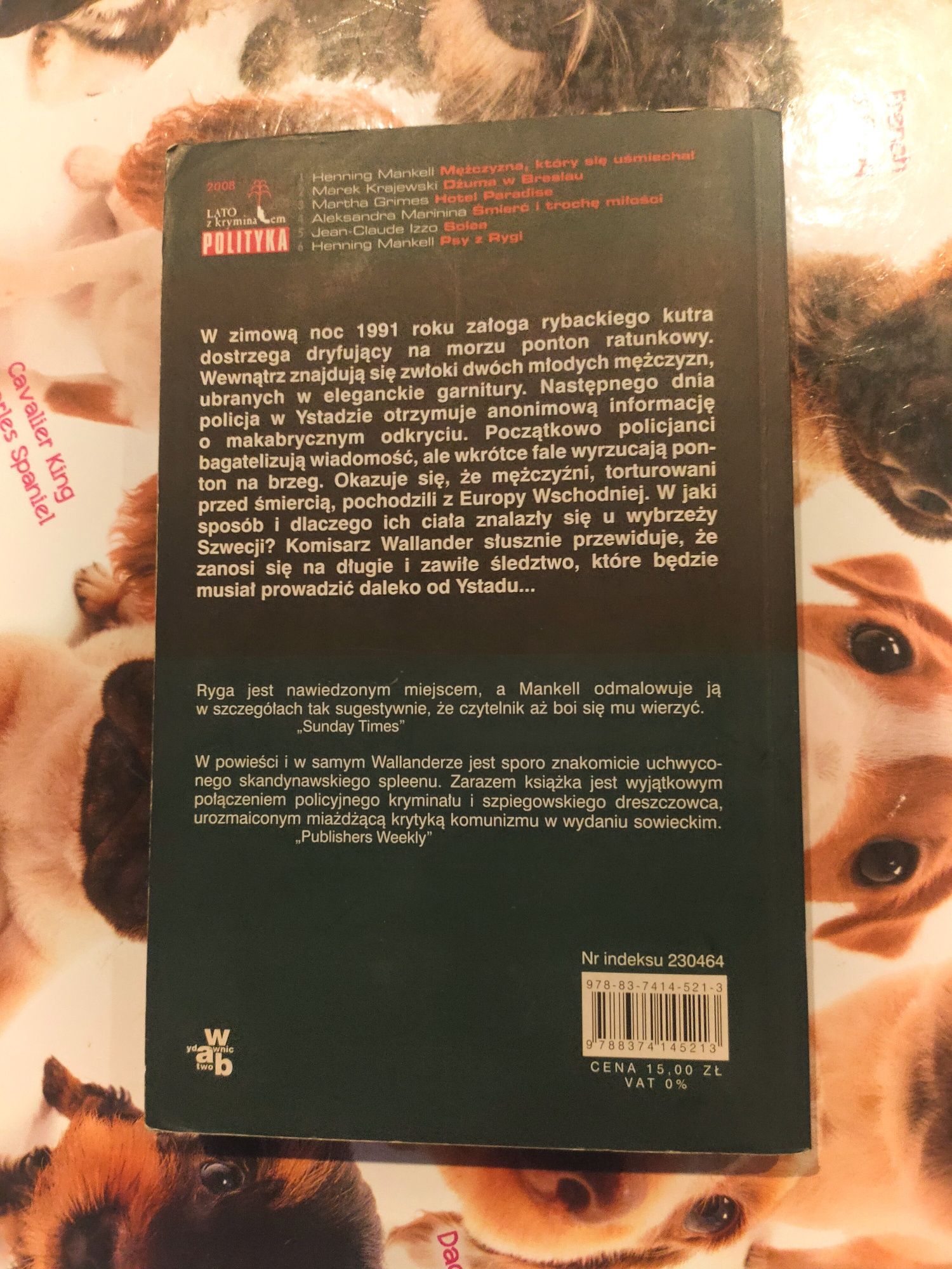 Henbing Mankell: Psy z Rygi książka