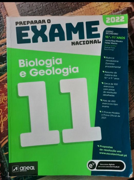 Livro de preparação para exame de biologia e geologia
