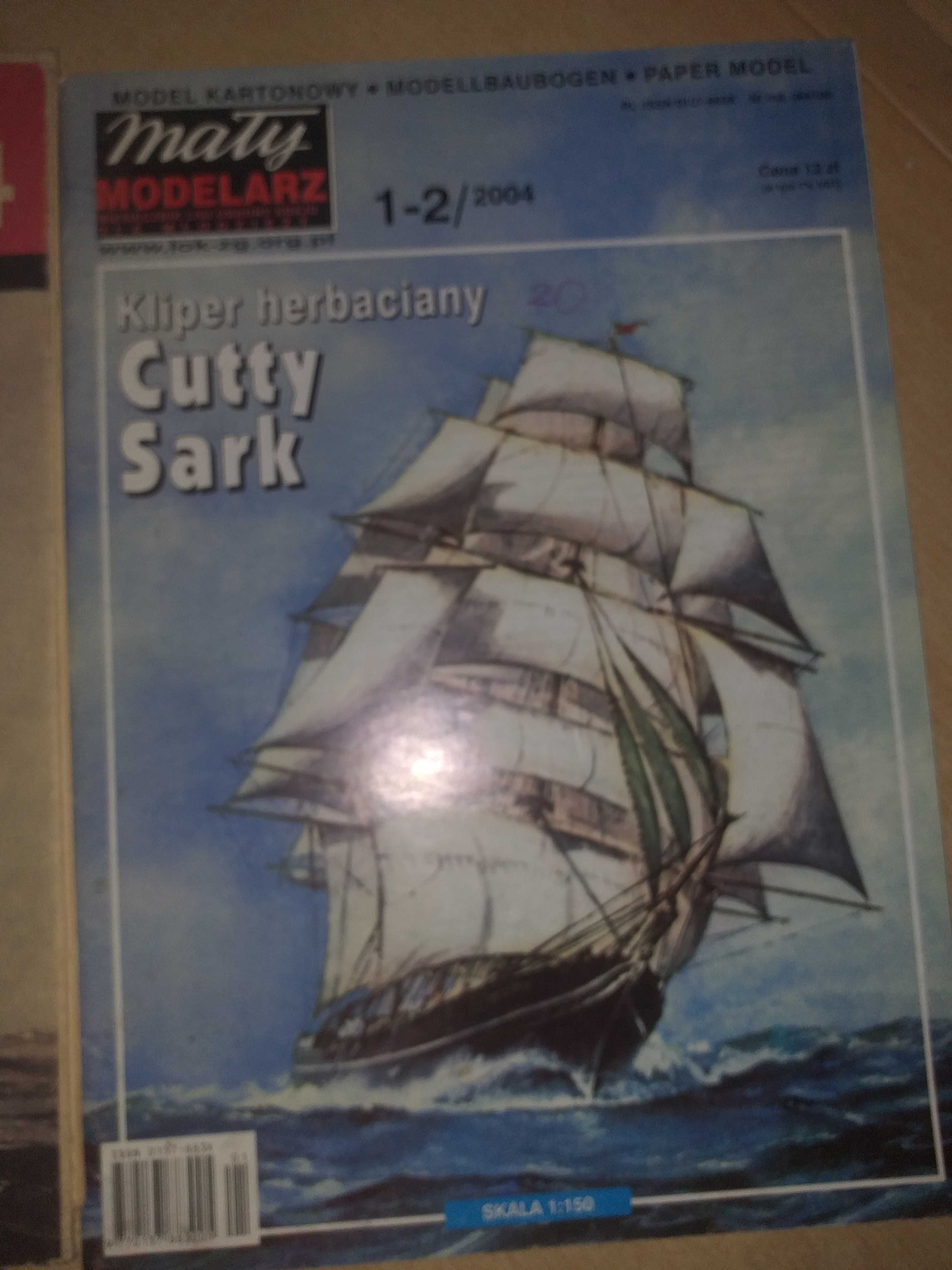 Cutty Sark model żaglowca + plany modelarskie