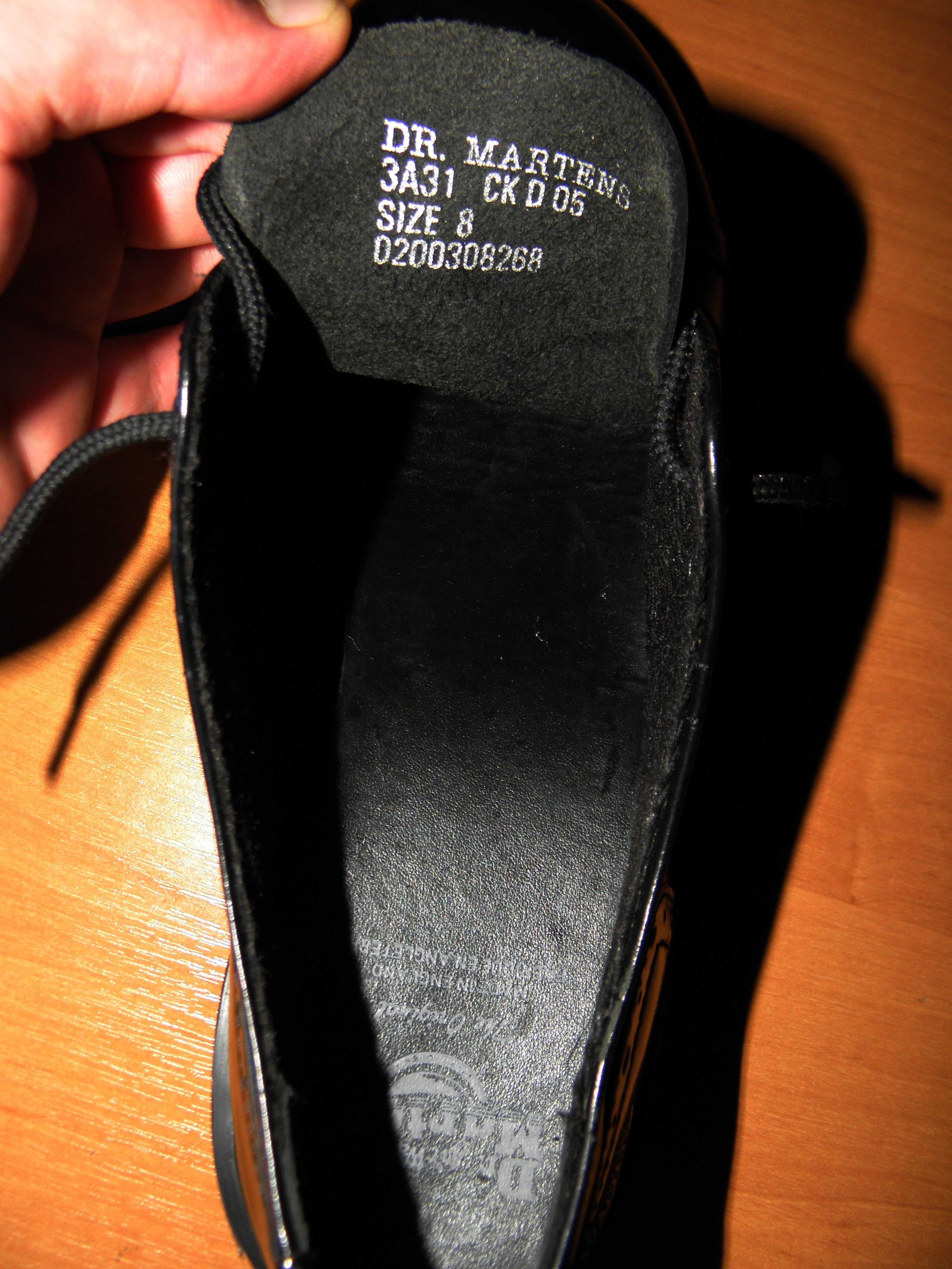 туфли dr martens 42 26.5 см оксфорды 3a31 оригинал черные 1461