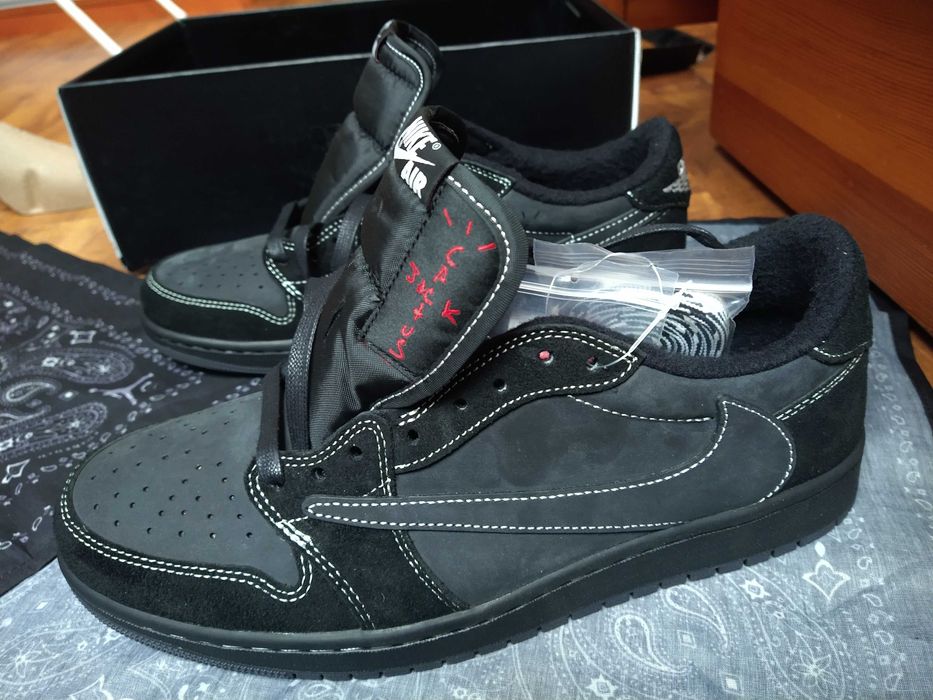 Nike Air Jordan 1 Low Travis Scott Black Phantom rozmiar 45, 46, 47,5