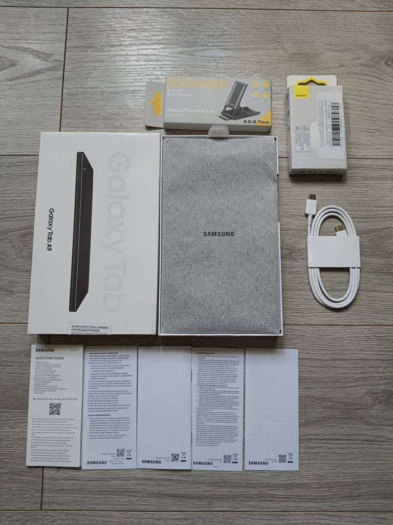 Tablet Samsung Galaxy Tab A9 (4+64GB) WiFi GPS Grafitowy