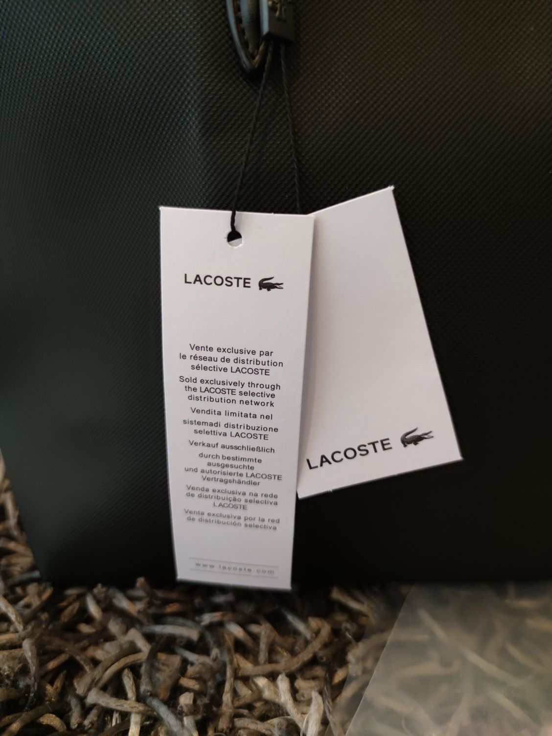 Saco Lacoste preto