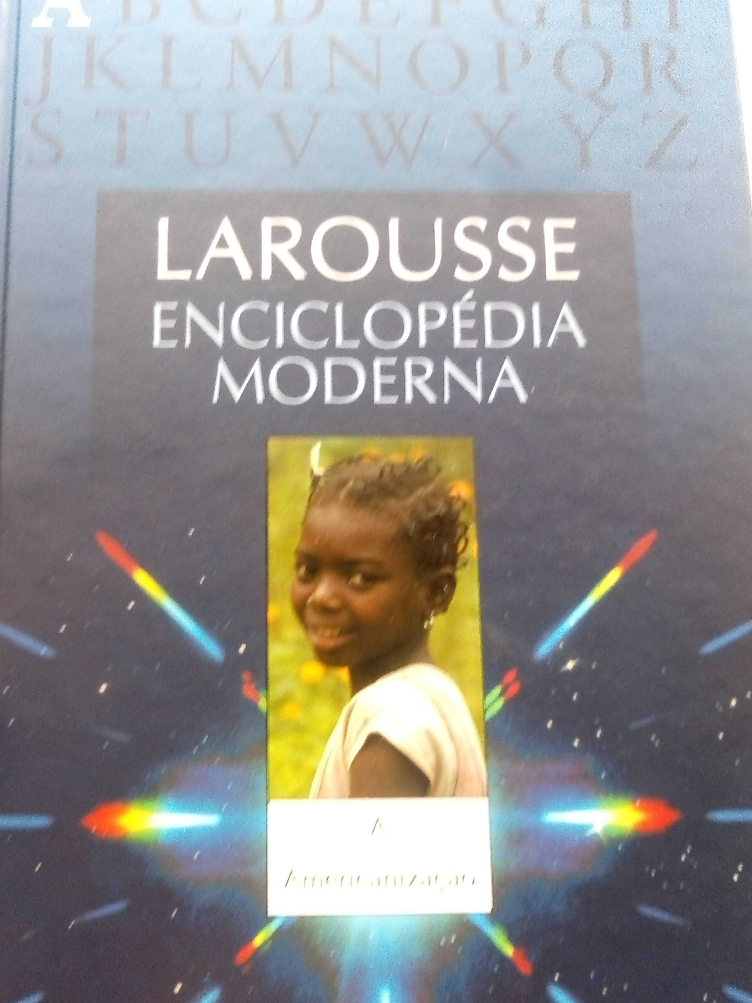 Enciclopédia Larousse Moderna, 18 volumes  novos n/usados NOVO PREÇO