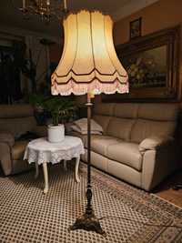 Piękna mosieżna lampa stojąca 170 cm