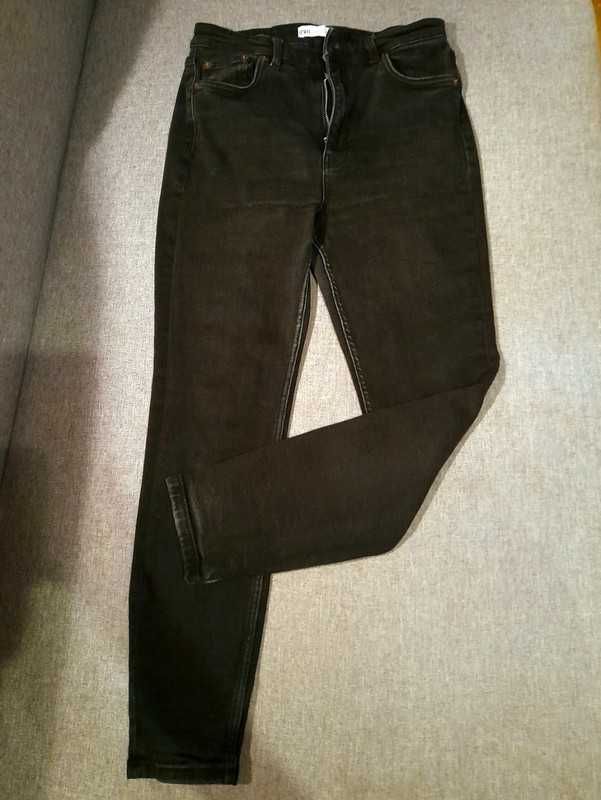 Czarne jeansy skinny Zara roz. L