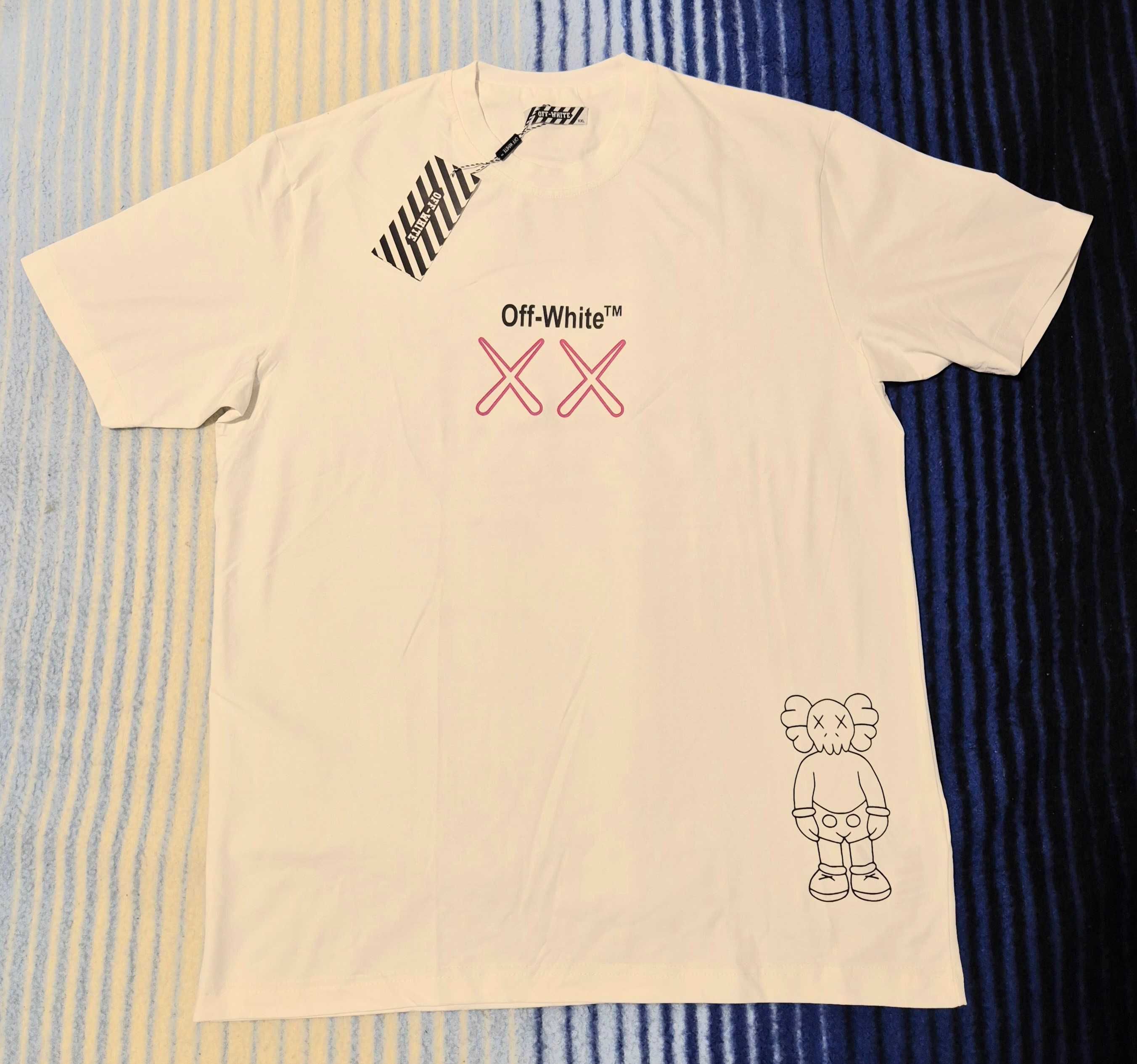 Nowa Modna koszulka Tshirt OFF WHITE BIALA OW okazja SUPER JAKOSC XXL