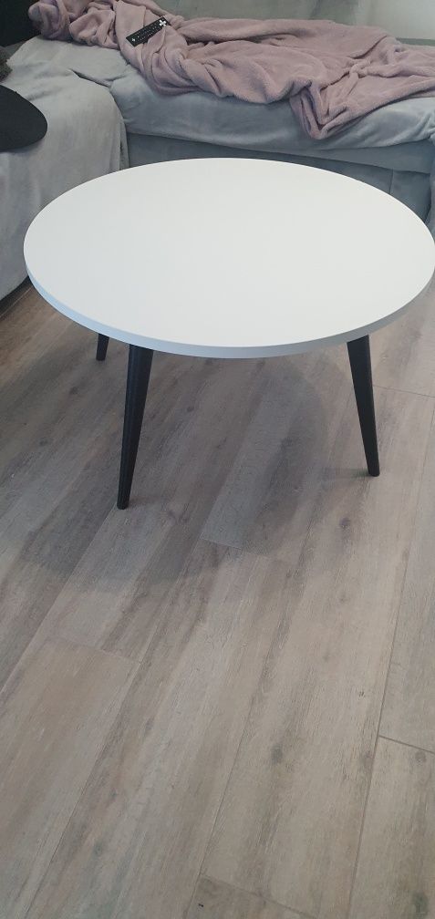 VOX stolik kawowy Creative wysoki duży biały czarny modny jak nowy!