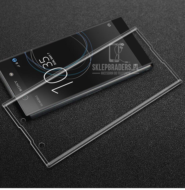 Szkło Hartowane 3D Cały Ekran Sony Xperia Xa1 Full