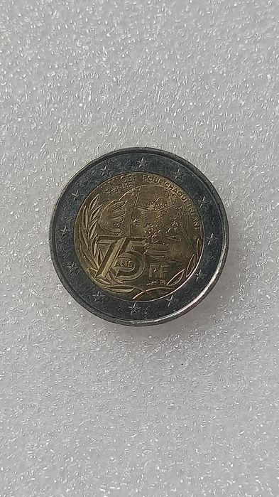 Moeda de 2€ unicef francesa