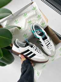 Кроссовки Adidas Spezial Handball White/Grey Suede/Brown Gum