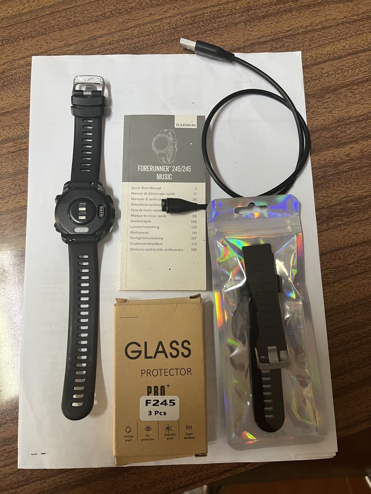 Garmin Forerunner 245 + Acessórios