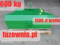 Balast Obciążnik Ciężarek Odważnik na TUZ 600kg